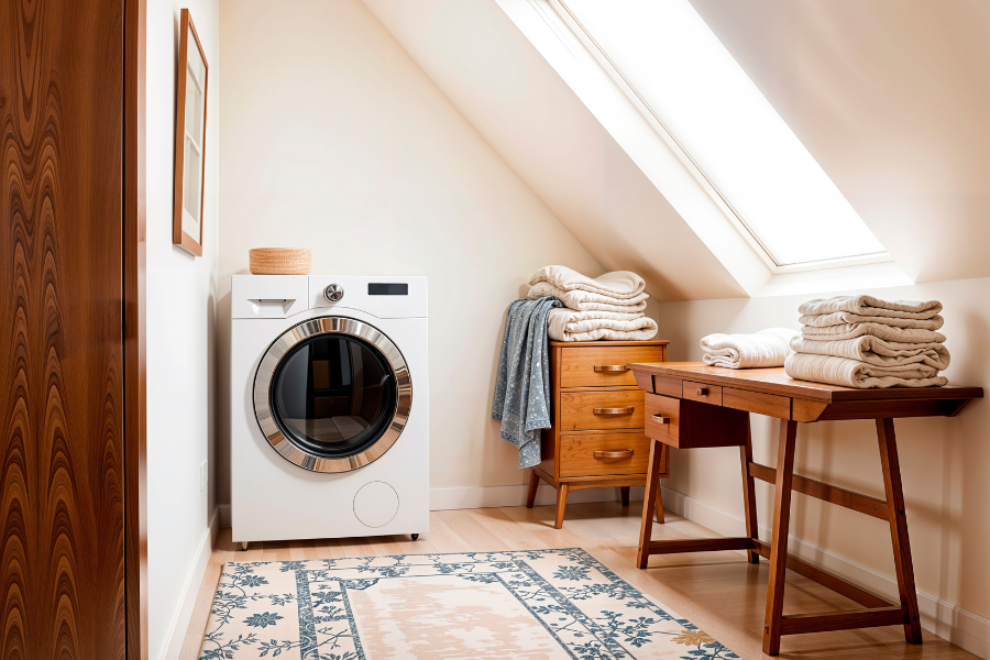 laundry room rapi dan bersih