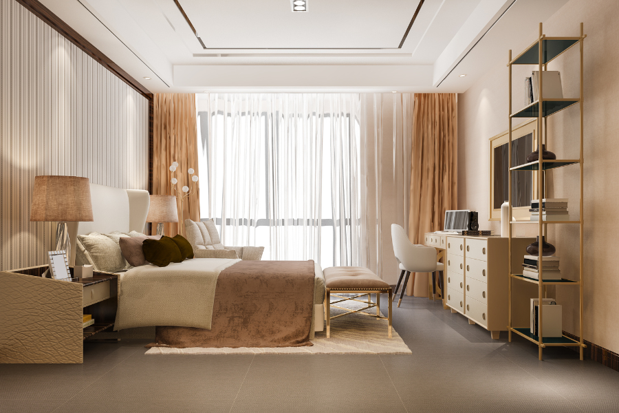 ciri khas kamar tidur ala hotel