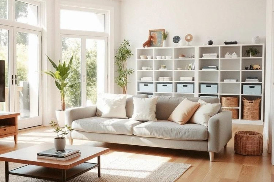 gaya dekor rumah japandi dan scandinavian dengan interior natural
